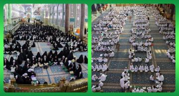 آلاف الطلبة والطالبات ينهلون من معين القرآن الكريم في الحرم الحسيني الشريف