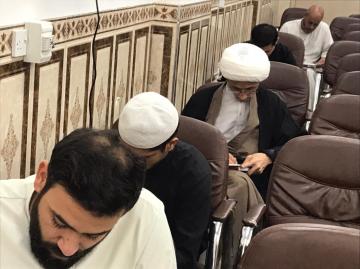 مركز الامام الصادق (عليه السلام) يقيم امتحانا في مسابقة الكتاب الحسيني