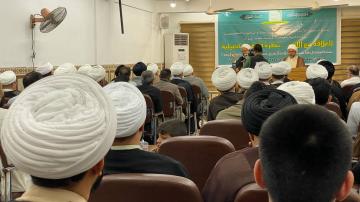 مركز الإمام الصادق (ع) يقيم ندوة فكرية معرفية بحضور سماحة العلامة الشيخ حسين الخشن (دام توفيقه)